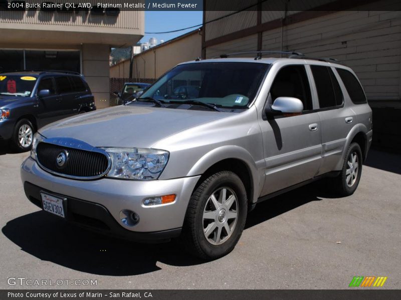 Platinum Metallic / Medium Pewter 2004 Buick Rainier CXL AWD