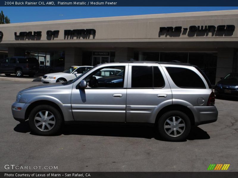 Platinum Metallic / Medium Pewter 2004 Buick Rainier CXL AWD