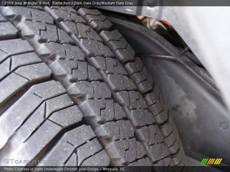 Flame Red / Dark Slate Gray/Medium Slate Gray 2009 Jeep Wrangler X 4x4
