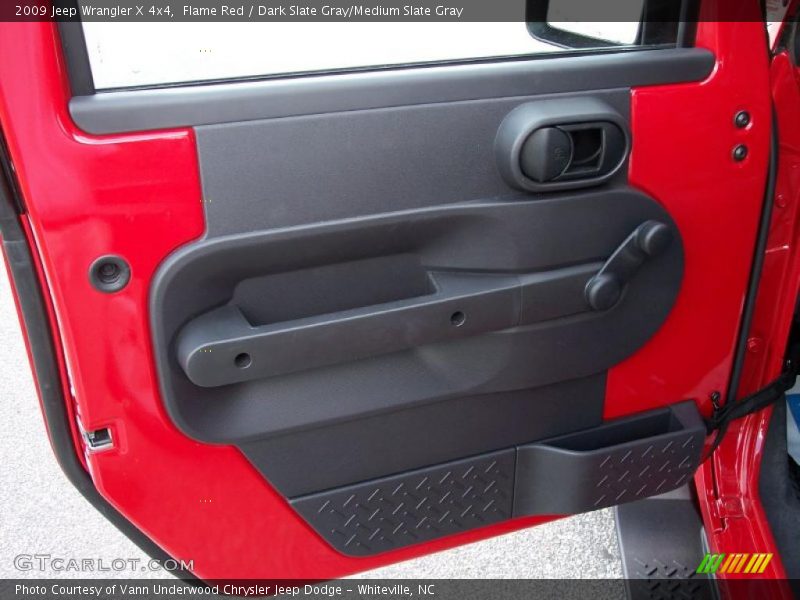 Flame Red / Dark Slate Gray/Medium Slate Gray 2009 Jeep Wrangler X 4x4