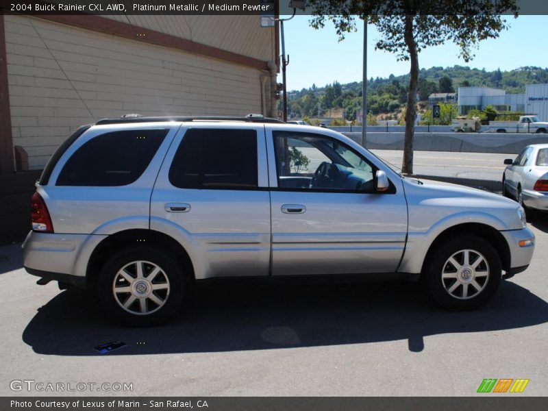 Platinum Metallic / Medium Pewter 2004 Buick Rainier CXL AWD