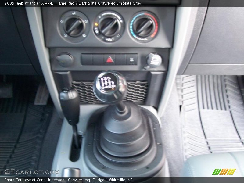 Flame Red / Dark Slate Gray/Medium Slate Gray 2009 Jeep Wrangler X 4x4