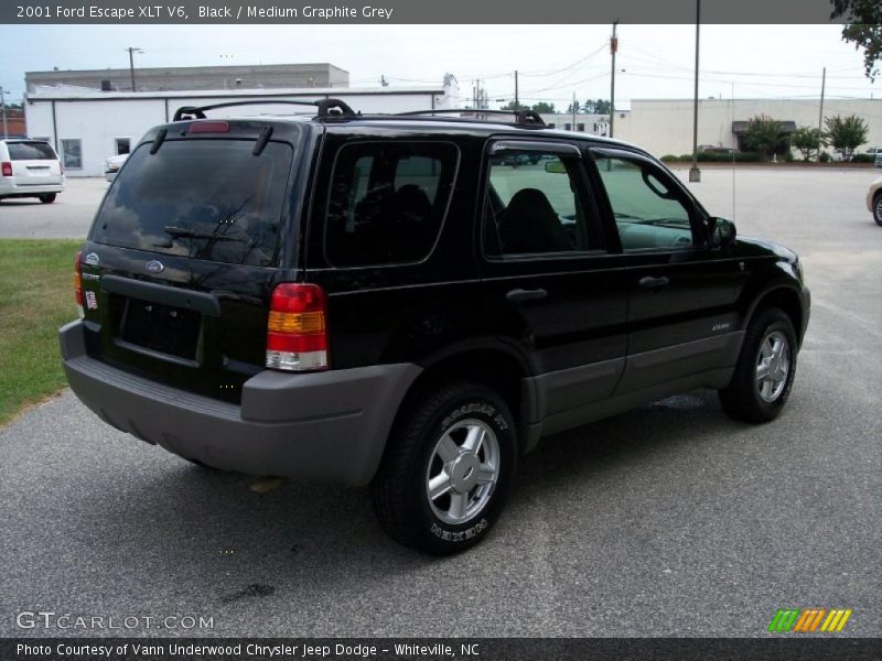 Black / Medium Graphite Grey 2001 Ford Escape XLT V6