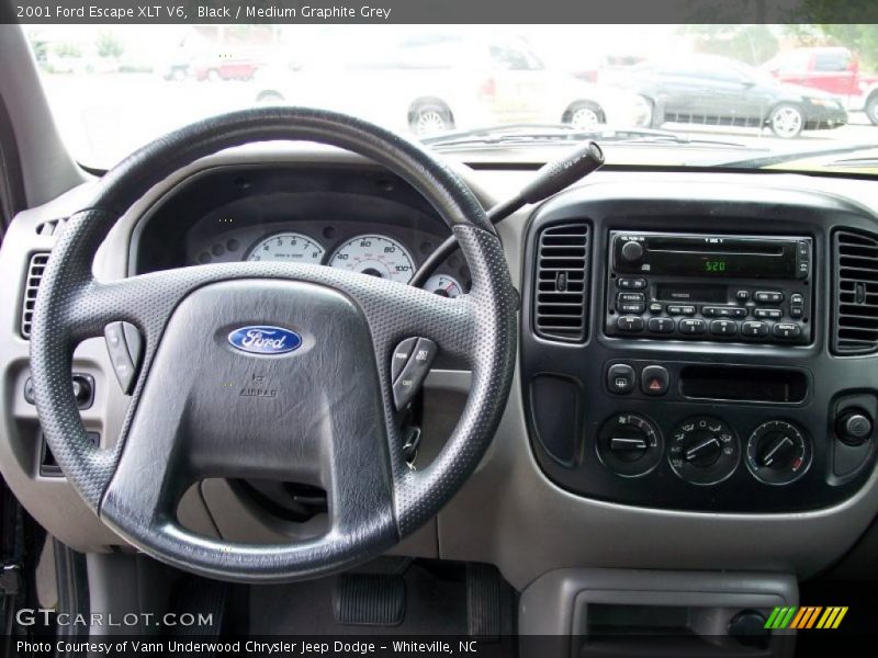 Black / Medium Graphite Grey 2001 Ford Escape XLT V6