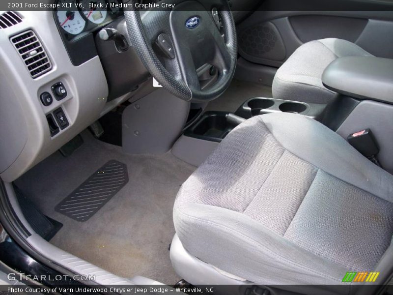 Black / Medium Graphite Grey 2001 Ford Escape XLT V6