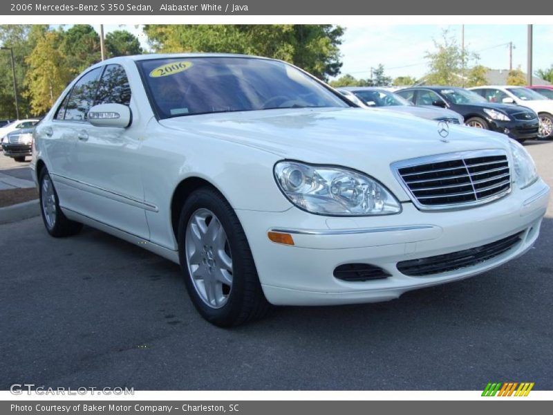 Alabaster White / Java 2006 Mercedes-Benz S 350 Sedan
