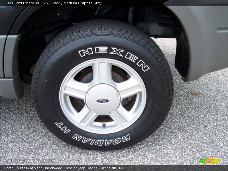 Black / Medium Graphite Grey 2001 Ford Escape XLT V6