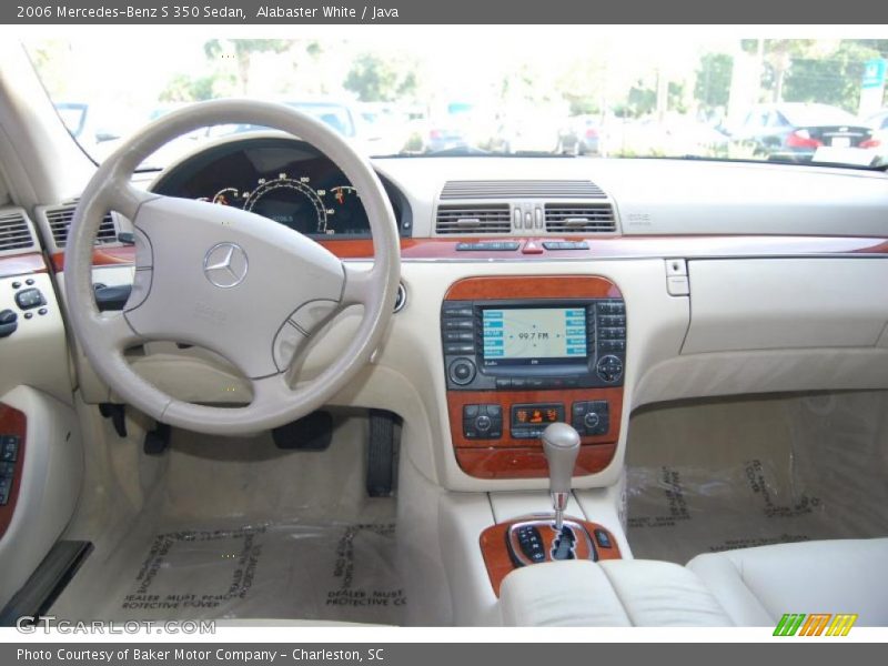 Alabaster White / Java 2006 Mercedes-Benz S 350 Sedan