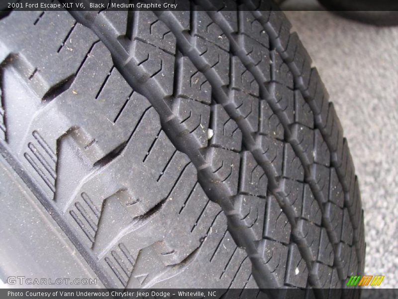 Black / Medium Graphite Grey 2001 Ford Escape XLT V6
