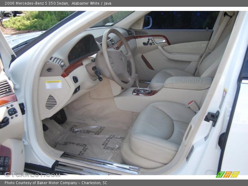 Alabaster White / Java 2006 Mercedes-Benz S 350 Sedan