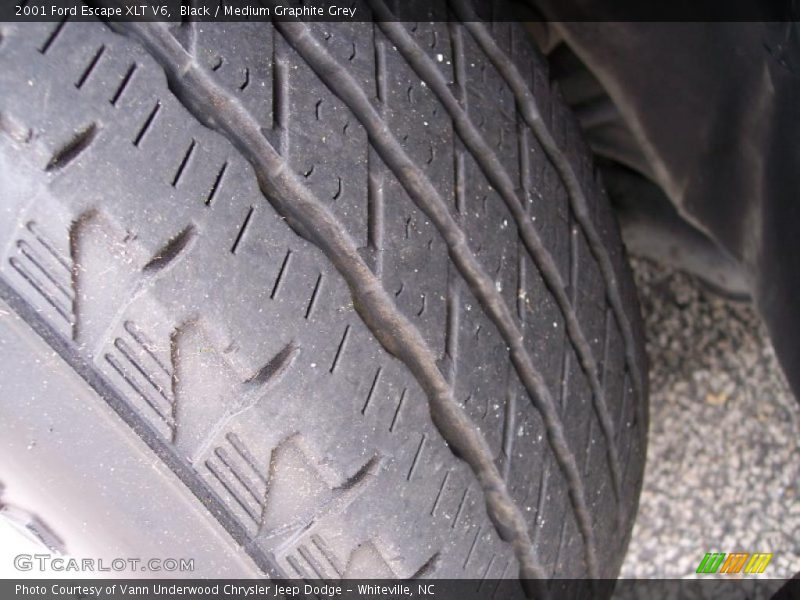 Black / Medium Graphite Grey 2001 Ford Escape XLT V6