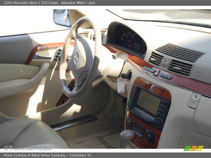Alabaster White / Java 2006 Mercedes-Benz S 350 Sedan