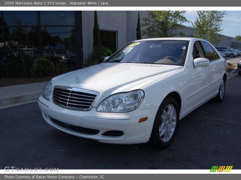 Alabaster White / Java 2006 Mercedes-Benz S 350 Sedan