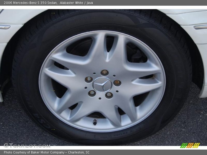 Alabaster White / Java 2006 Mercedes-Benz S 350 Sedan