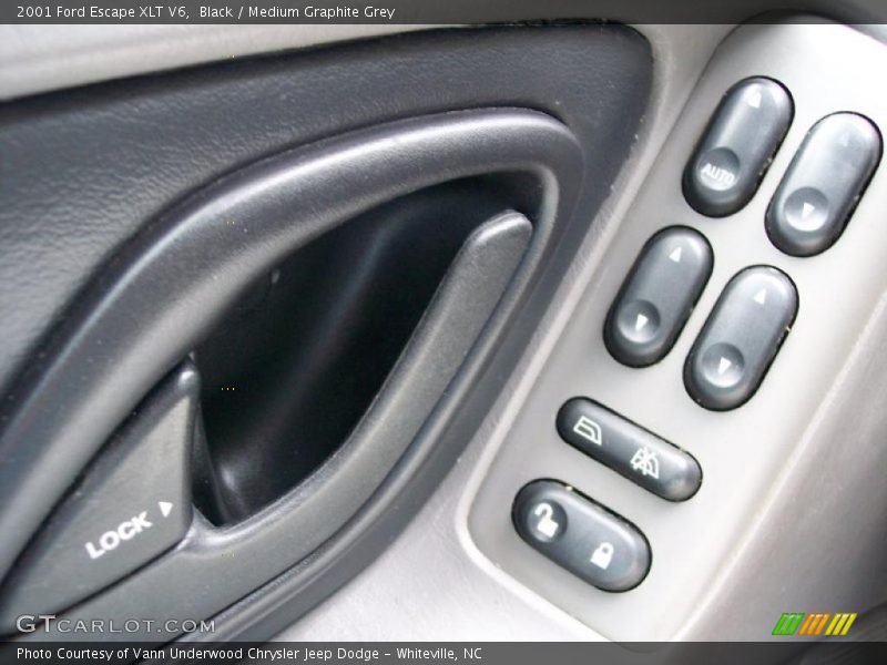 Black / Medium Graphite Grey 2001 Ford Escape XLT V6