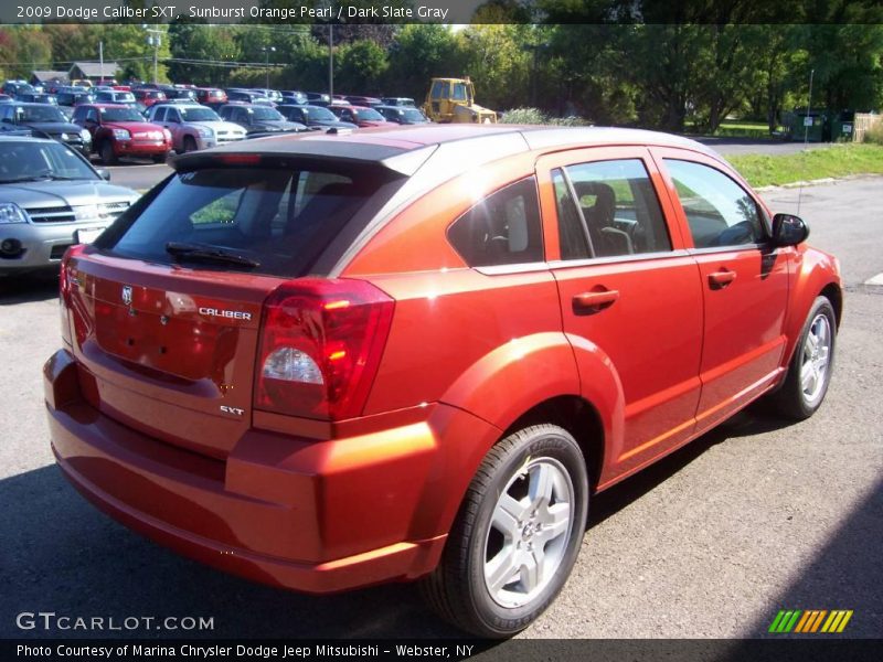 Sunburst Orange Pearl / Dark Slate Gray 2009 Dodge Caliber SXT