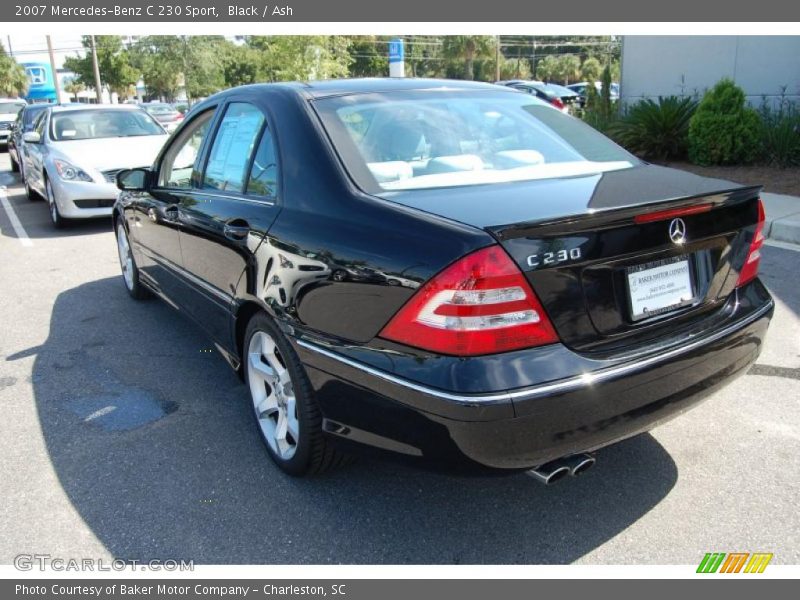 Black / Ash 2007 Mercedes-Benz C 230 Sport