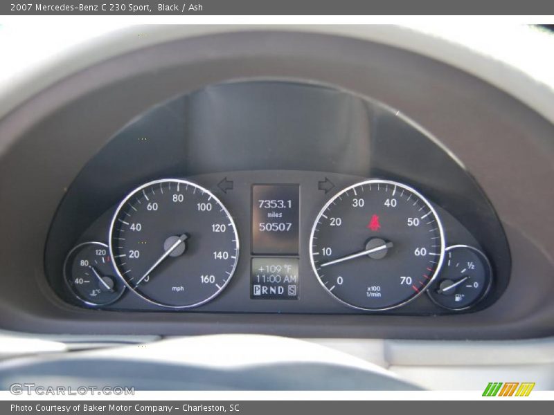Black / Ash 2007 Mercedes-Benz C 230 Sport