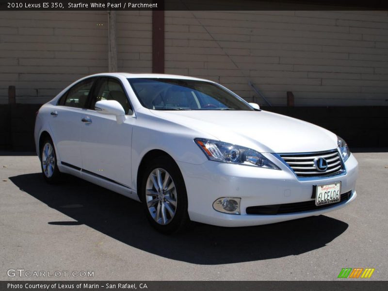 Starfire White Pearl / Parchment 2010 Lexus ES 350