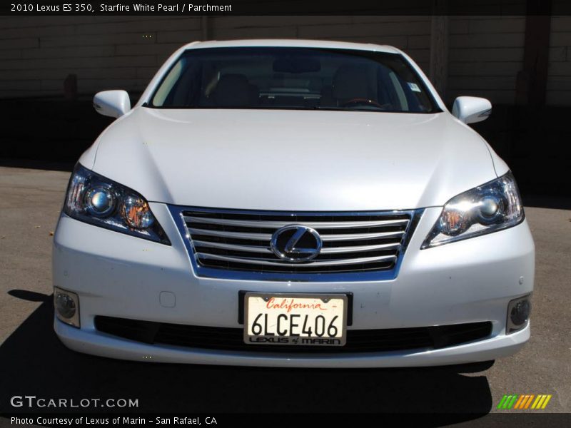 Starfire White Pearl / Parchment 2010 Lexus ES 350