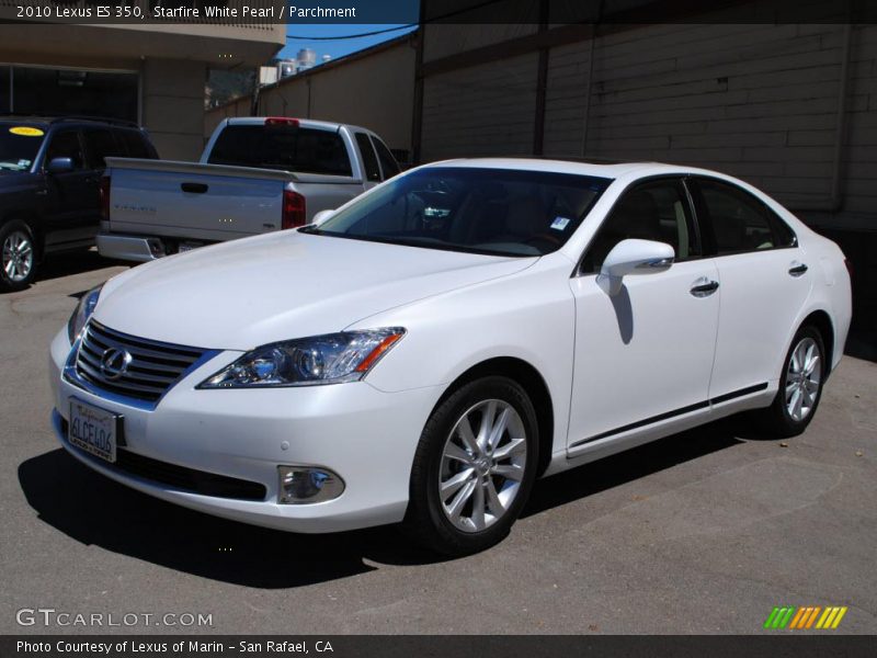 Starfire White Pearl / Parchment 2010 Lexus ES 350