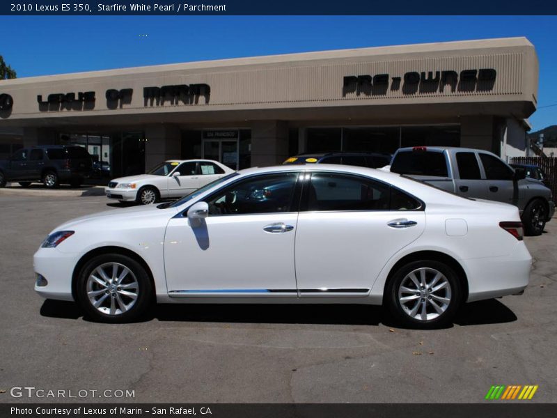 Starfire White Pearl / Parchment 2010 Lexus ES 350