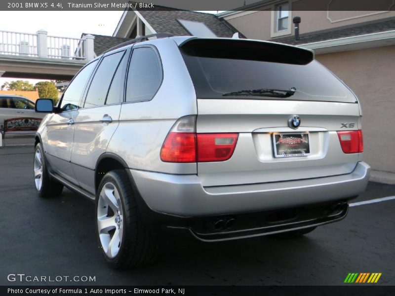 Titanium Silver Metallic / Black 2001 BMW X5 4.4i