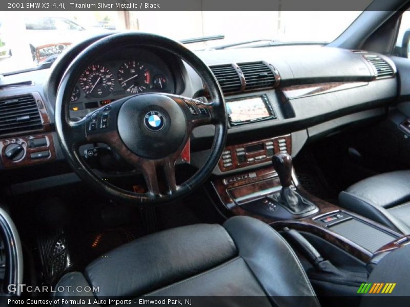Titanium Silver Metallic / Black 2001 BMW X5 4.4i