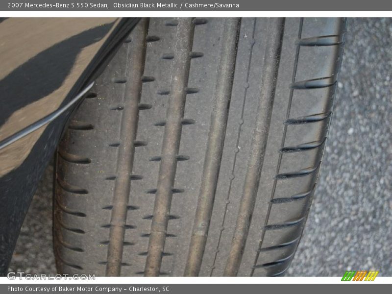 Obsidian Black Metallic / Cashmere/Savanna 2007 Mercedes-Benz S 550 Sedan