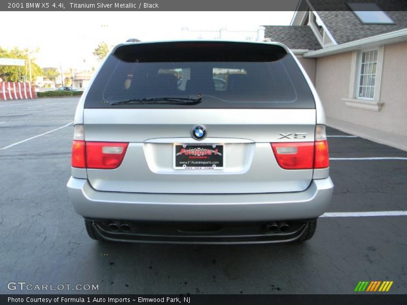 Titanium Silver Metallic / Black 2001 BMW X5 4.4i