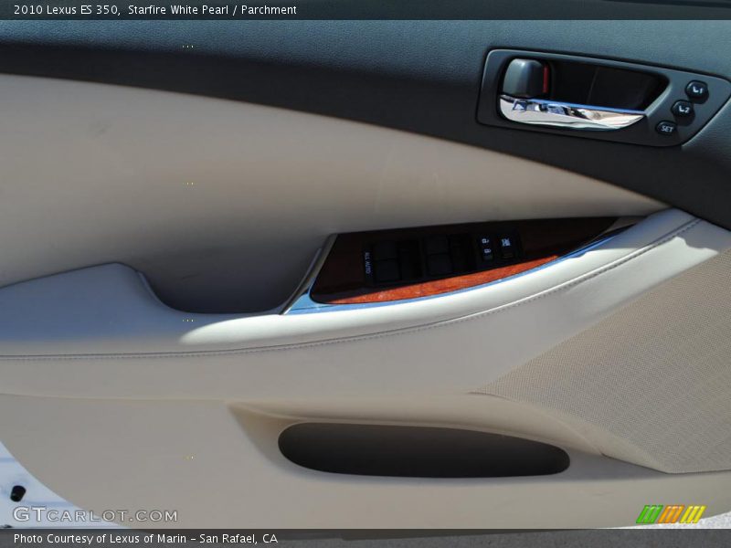 Starfire White Pearl / Parchment 2010 Lexus ES 350