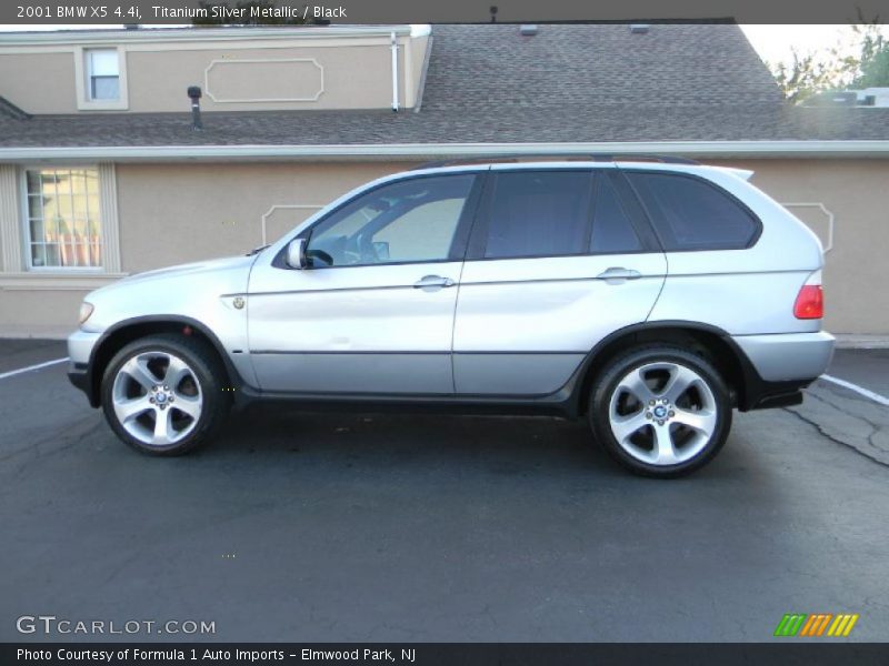 Titanium Silver Metallic / Black 2001 BMW X5 4.4i