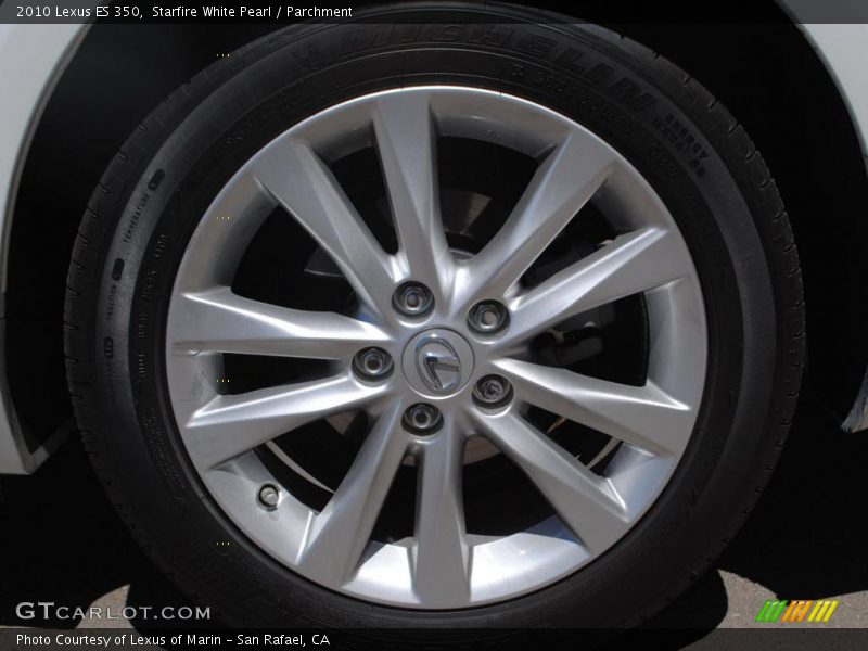 Starfire White Pearl / Parchment 2010 Lexus ES 350