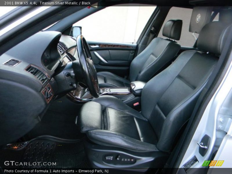 Titanium Silver Metallic / Black 2001 BMW X5 4.4i