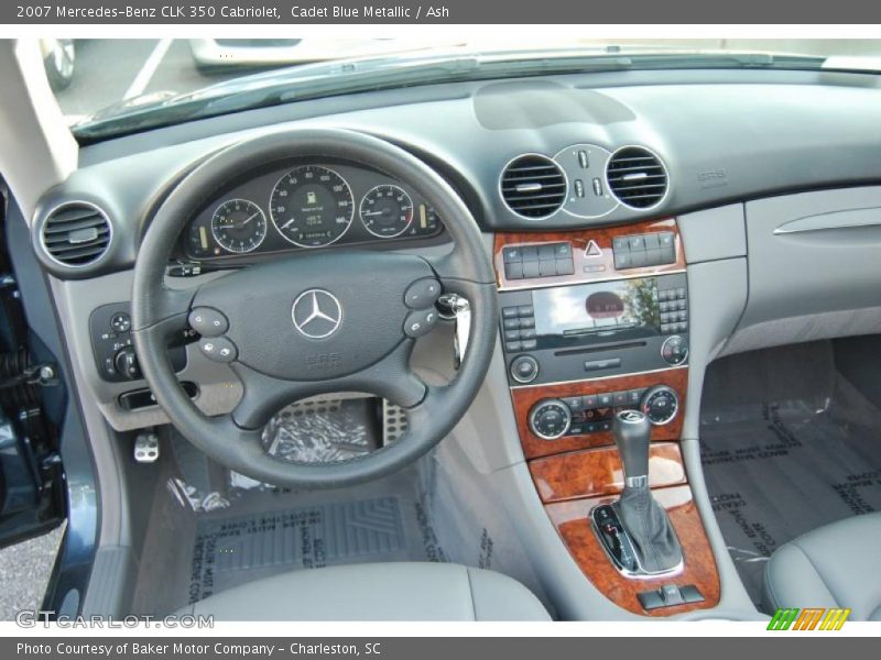 Cadet Blue Metallic / Ash 2007 Mercedes-Benz CLK 350 Cabriolet