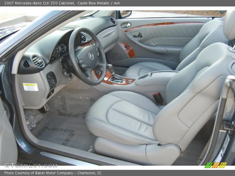 Cadet Blue Metallic / Ash 2007 Mercedes-Benz CLK 350 Cabriolet
