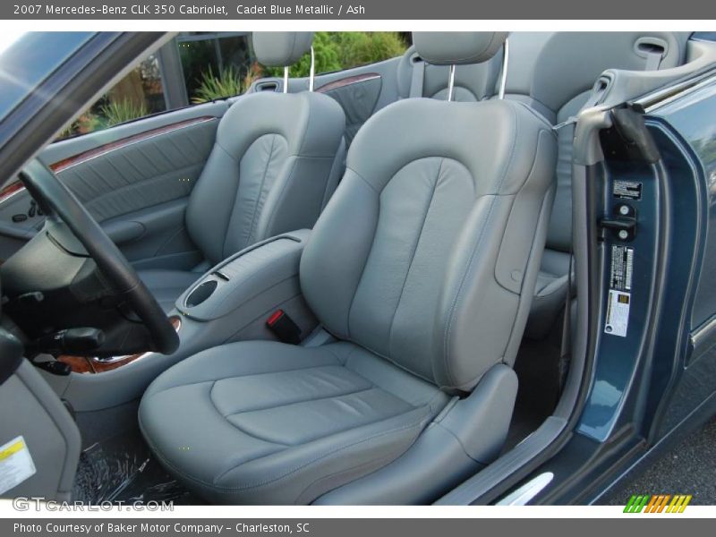 Cadet Blue Metallic / Ash 2007 Mercedes-Benz CLK 350 Cabriolet