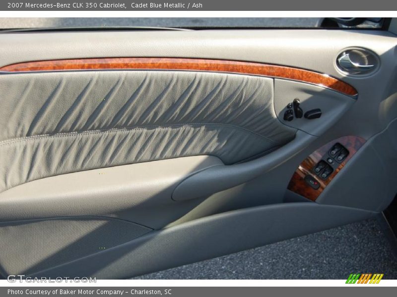 Cadet Blue Metallic / Ash 2007 Mercedes-Benz CLK 350 Cabriolet