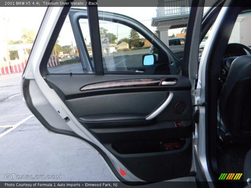 Titanium Silver Metallic / Black 2001 BMW X5 4.4i