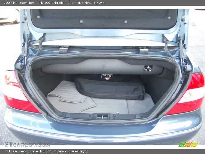 Cadet Blue Metallic / Ash 2007 Mercedes-Benz CLK 350 Cabriolet