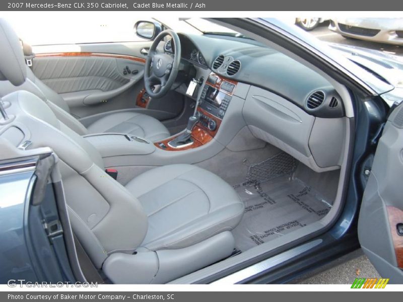 Cadet Blue Metallic / Ash 2007 Mercedes-Benz CLK 350 Cabriolet