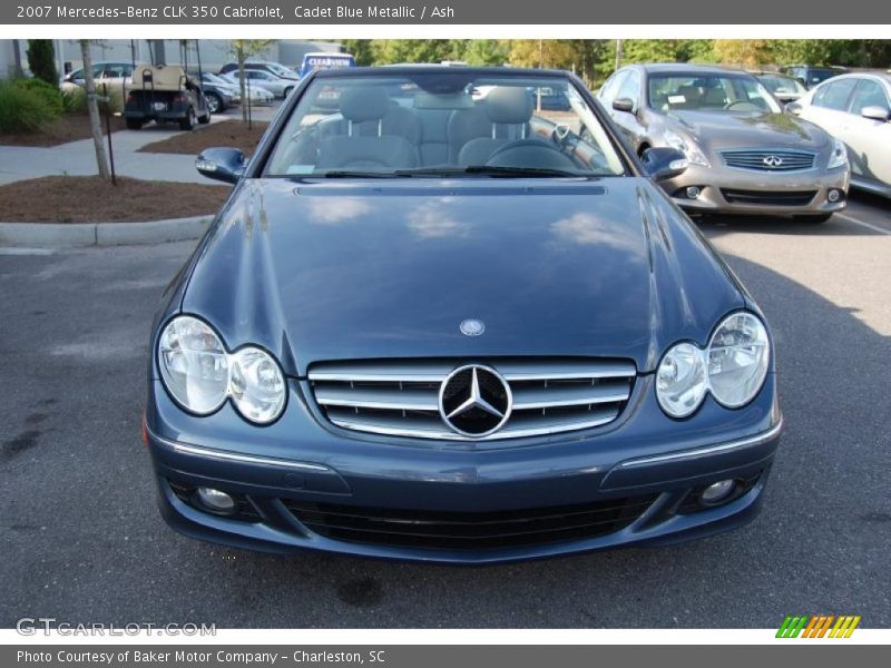 Cadet Blue Metallic / Ash 2007 Mercedes-Benz CLK 350 Cabriolet