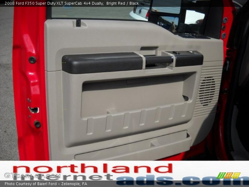Bright Red / Black 2008 Ford F350 Super Duty XLT SuperCab 4x4 Dually