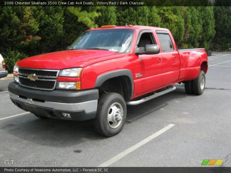Victory Red / Dark Charcoal 2006 Chevrolet Silverado 3500 Crew Cab 4x4 Dually