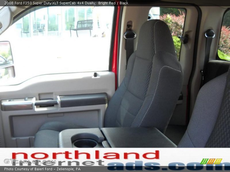 Bright Red / Black 2008 Ford F350 Super Duty XLT SuperCab 4x4 Dually