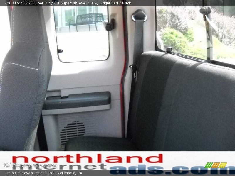 Bright Red / Black 2008 Ford F350 Super Duty XLT SuperCab 4x4 Dually