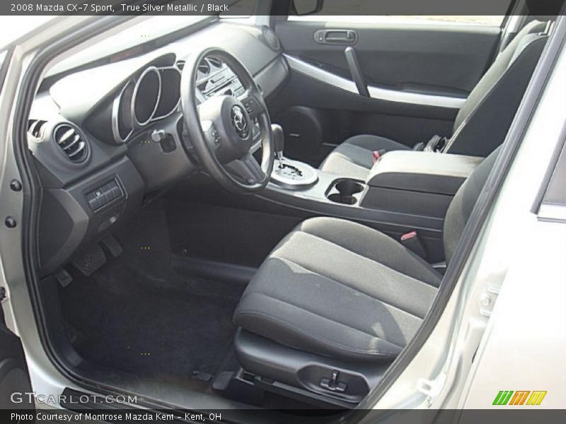 True Silver Metallic / Black 2008 Mazda CX-7 Sport