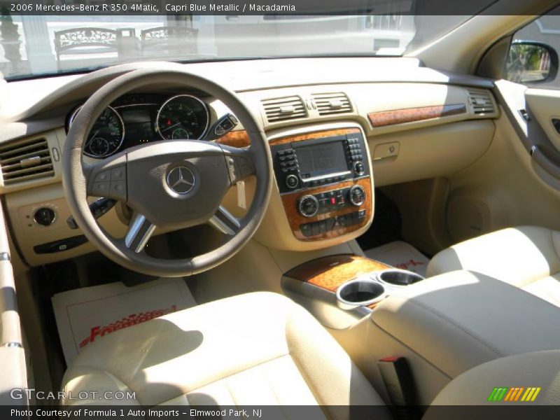Capri Blue Metallic / Macadamia 2006 Mercedes-Benz R 350 4Matic