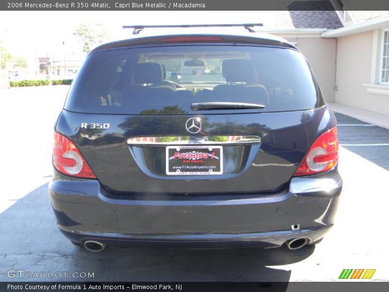 Capri Blue Metallic / Macadamia 2006 Mercedes-Benz R 350 4Matic