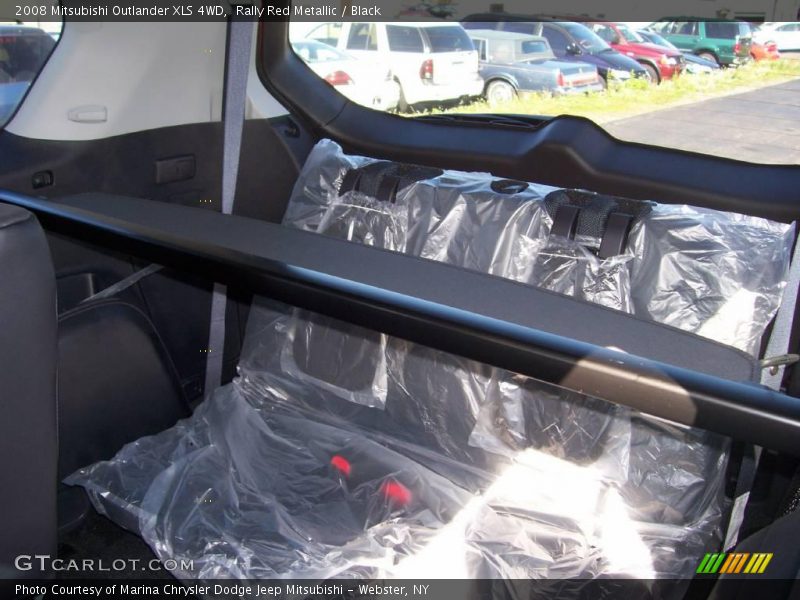 Rally Red Metallic / Black 2008 Mitsubishi Outlander XLS 4WD